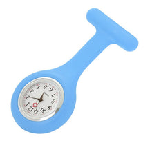 Load image into Gallery viewer, Hot Sell Pocket Watches Silicone Nurse Watch Brooch Tunic Fob Watch With Free Battery Doctor Medical reloj de bolsillo QG