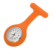 Load image into Gallery viewer, Hot Sell Pocket Watches Silicone Nurse Watch Brooch Tunic Fob Watch With Free Battery Doctor Medical reloj de bolsillo QG