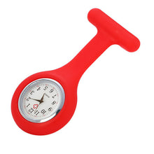 Load image into Gallery viewer, Hot Sell Pocket Watches Silicone Nurse Watch Brooch Tunic Fob Watch With Free Battery Doctor Medical reloj de bolsillo QG